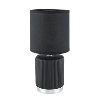 LUMION 8179/1T COUNTY LN26 500 черный, керамика/текстиль Настольная лампа E14 1*40W 220V KAISA