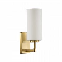 ODEON LIGHT 4990/1W HALL ODL23 637 матов. золотой/белый/стекло Бра E27 40W KASALI