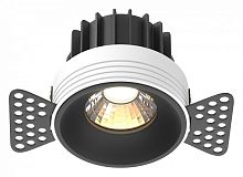 Встраиваемый светильник Maytoni Technical Round DL058-12W3K-TRS-B