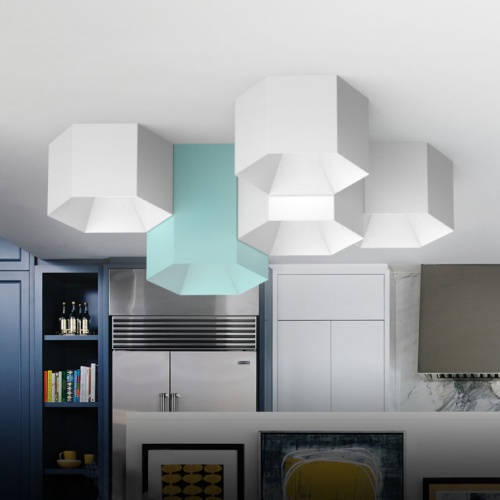 Потолочный светильник HEXAGON B H15 Blue фото 13 Потолочный светильник HEXAGON B H15 Blue фото 13