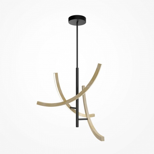 Люстра на штанге Maytoni Wabi MOD428PL-L27BK фото 2