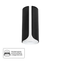 Точечный накладной светильник Arte Lamp PINO A7376PL-1BK