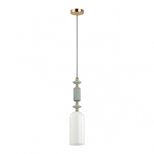 ODEON LIGHT EXCLUSIVE 4861/1A CLASSIC ODL_EX21 131 золото/разноцветн./керамика/стекло Подвес E14 1*40W CANDY