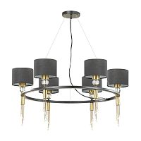 LUMION 4516/6 NEOCLASSI LN26 067 античная латунь, черный Люстра E27 6*60W 220V SANTIAGO