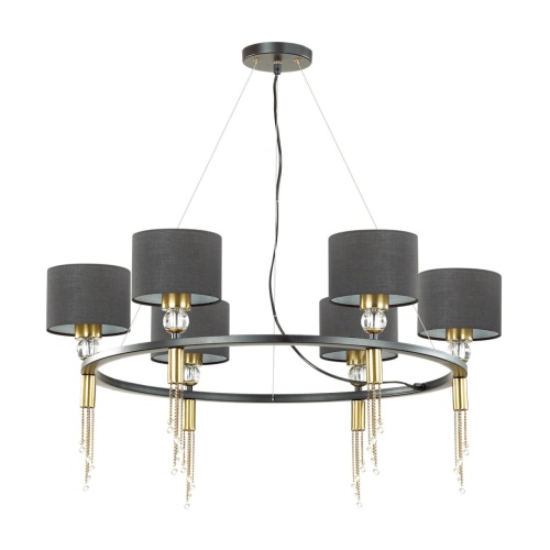 LUMION 4516/6 NEOCLASSI LN26 067 античная латунь, черный Люстра E27 6*60W 220V SANTIAGO