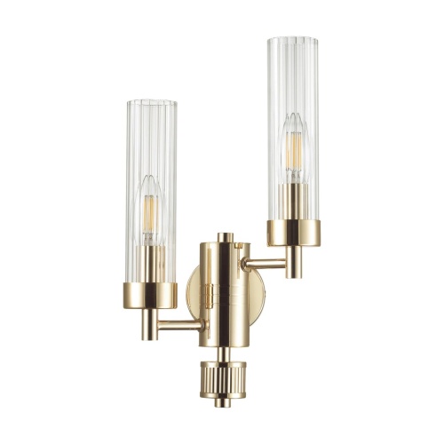 LUMION 5274/2W CLASSI LN26 101 золотой Бра E14 2*40W 220V KAMILLA
