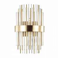 ODEON LIGHT 4639/2W HALL ODL20 645 золотой/металл/стекло Бра G9 2*40W 220V IDA