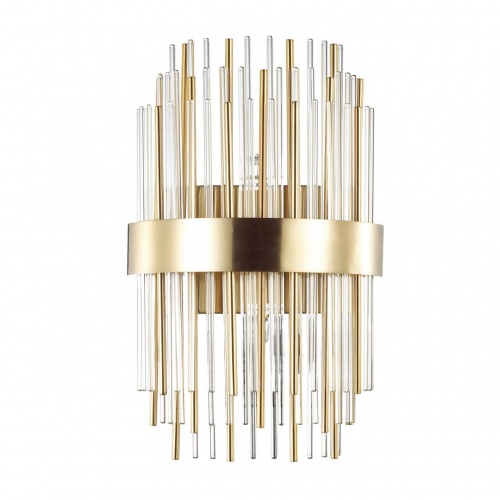 ODEON LIGHT 4639/2W HALL ODL20 645 золотой/металл/стекло Бра G9 2*40W 220V IDA