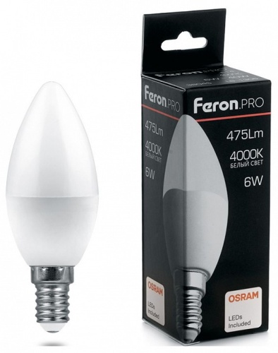 Лампа светодиодная Feron LB-1307 E14 7.5Вт 4000K 38054 фото 2 Лампа светодиодная Feron LB-1307 E14 7.5Вт 4000K 38054 фото 2