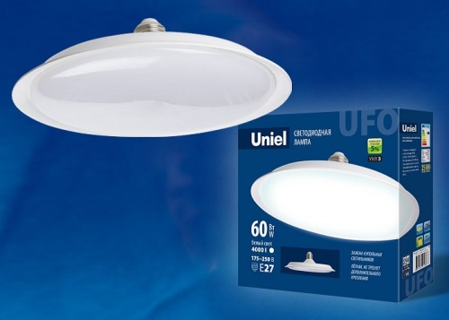 Лампа светодиодная Uniel PLU01WH E27 60Вт 4000K UL-00004577 фото 2