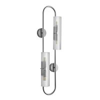 LUMION 8258/4W SUSPENTIONI LN26 286 серебро/прозрачный, металл/стекло Бра G9 4*20W 220V TORONTO