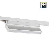 NOVOTECH 359751 PORT NT25 238 белый Светильник однофазный двухжильный трековый с переключ. цв. температуры IP20 LED 12W 180-265V 2700К/3200К/4000К EOS