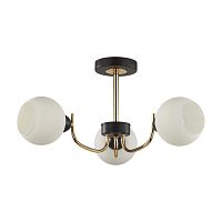 LUMION 5642/3C COMFI LN23 000 чёрный, золотой Люстра потолочная E27 3*60W 220V BLISS