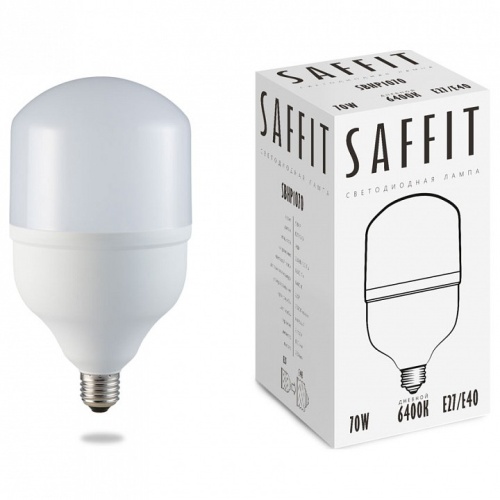 Лампа светодиодная Feron Saffit SBHP1070 E27-E40 70Вт 6400K 55099 Лампа светодиодная Feron Saffit SBHP1070 E27-E40 70Вт 6400K 55099