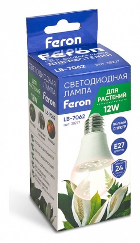 Лампа светодиодная Feron LB-7062 E27 12Вт K 38277 фото 5