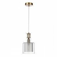 ODEON LIGHT 5088/1 CLASSIC ODL25 635 античная бронза/стекло Подвес E14 1*40W SAGA