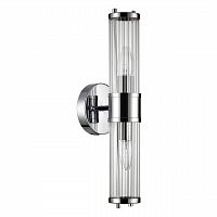 ODEON LIGHT 4945/2W DROPS ODL22 507 хром/прозрачный/стекло Настенный светильник с выкл. E14 1*40W IP44 KEPA