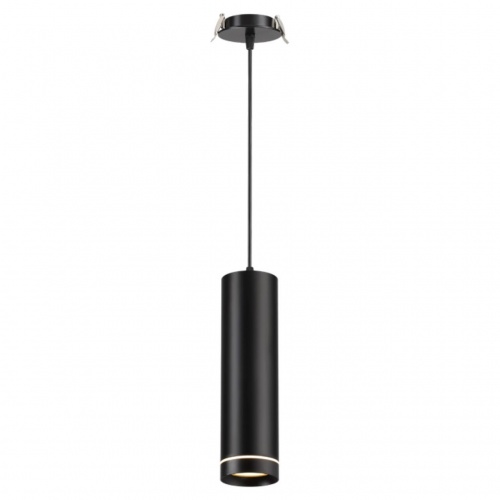 357691 SPOT NT18 451 черный Встраиваемый светильник IP20 LED 3000K 12W 160-265V ARUM