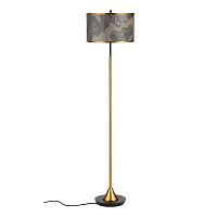 ODEON LIGHT 5064/2F MODERN (В 2-х КОРОБКАХ) ODL24 203 античн.бронза/серо-беж./металл/натур.камен."шпон" Торшер E27 LED 2*10W BERGI