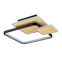 LUMION 6574/72CL LEDIO LN26 287 черный/золотая патина, металл/акрил Потолочный светильник LED 72W 3000/4000/6500К 220V GOLDY