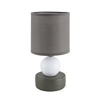 LUMION 8182/1T MODERNI LN26 501 коричневый, керамика/текстиль Настольная лампа E14 1*40W 220V LALANA