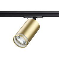 NOVOTECH 370878 PORT NT22 249 матовое золото Светильник трековый однофазный двухжильный IP20 GU10 9W 220V ULAR