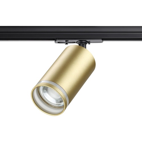 NOVOTECH 370878 PORT NT22 249 матовое золото Светильник трековый однофазный двухжильный IP20 GU10 9W 220V ULAR