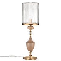 ODEON LIGHT EXCLUSIVE 5414/1TA MODERN ODL_EX26 023 античная бронза/терракот/бежевый/металл/керамика Настольная лампа E14 1*40W TERRA
