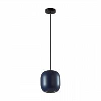 ODEON LIGHT 5060/1CA PENDANT ODL24 377 темн.синий/черныйметалл Подвес GU10 LED 4W COCOON