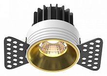 Встраиваемый светильник Maytoni Technical Round DL058-7W3K-TRS-BS