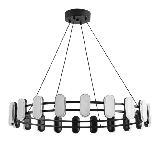 LUMION 8342/40L LEDIO LN26 226 черный/белый металл/акрил Люстра подвесная LED 40W 4000K 220V OVELA