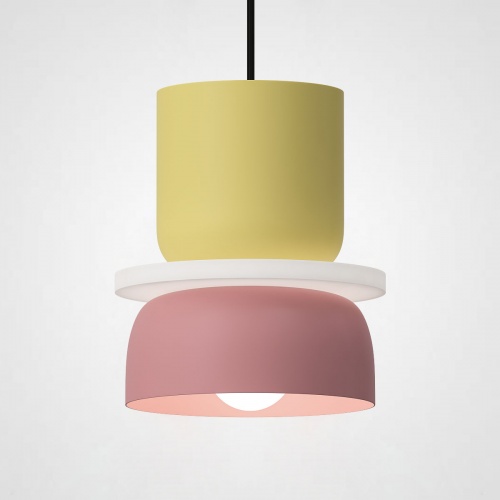 Подвесной светильник ILO D18,5 yellow/pink Подвесной светильник ILO D18,5 yellow/pink