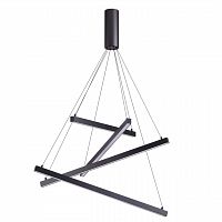 ODEON LIGHT 3860/48B L-VISION ODL20 309 черный/металл Подвесной светильник LED 3000K 48W 220V COMETA