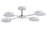 LUMION 5659/72CL LEDIO LN26 351 белый, хром Люстра потолочная LED 72W  3000/4000/6000К 220V MIKA