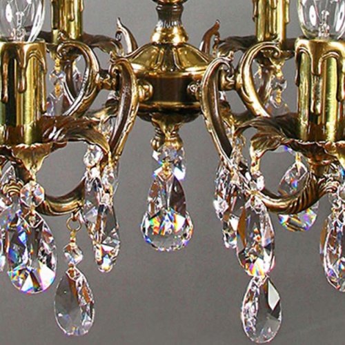 Подвесная люстра Ambiente by Brizzi Benisa 2226/6 PB Tear Drop фото 4