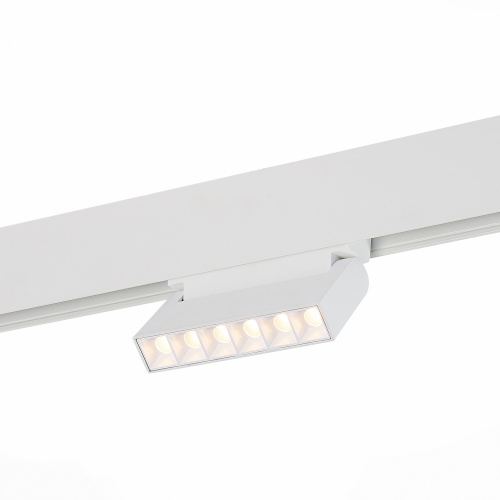 ST364.536.06 Магнитный трековый светильник белый LED 1*6W 3000K 532Lm Ra>80 36° IP20 L120xW22xH108 48V ST364.536.06 Магнитный трековый светильник белый LED 1*6W 3000K 532Lm Ra>80 36° IP20 L120xW22xH108 48V