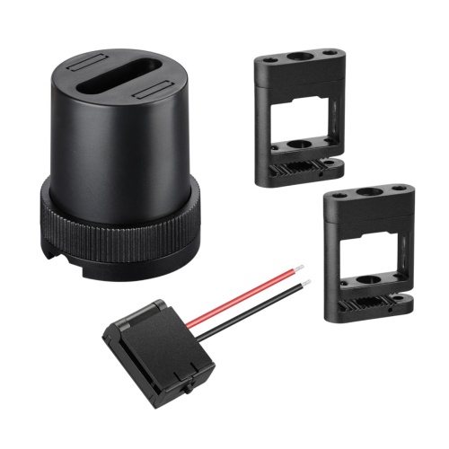 NOVOTECH 135260 SHINO NT24 106 черный Комплект для текстильного шинопровода: накладная чаша-1шт; крепление для фиксации-2шт; токопровод-1шт IP20 24V EASY