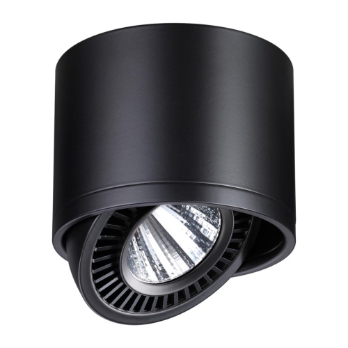 NOVOTECH 358814 OVER NT21 432 черный Светильник накладной светодиодный IP20 LED 18W 1600Лм 4000K 220V GESSO