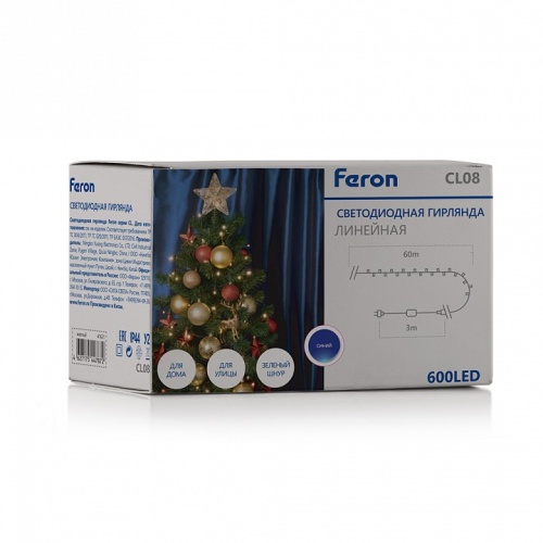 Гирлянда Нить Feron CL08 41621 фото 2 Гирлянда Нить Feron CL08 41621 фото 2