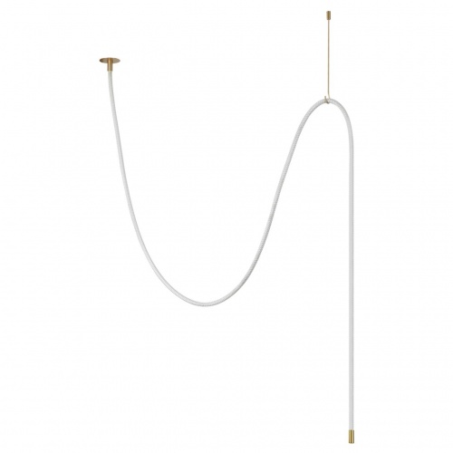 ODEON LIGHT 4399/40CL HIGHTECH ODL23 301 ант.бронза/металл/канат Потолочный св-к встраиваемый (2 крепления и крючок в комплекте) IP20 LED 40W 1580Лм 3000K CORDA