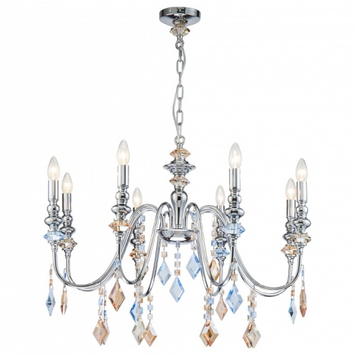 Подвесная люстра Lucia Tucci Maya MAYA 4450.8 chrome фото 2