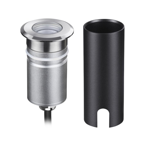 ODEON LIGHT 6660/1GL3 NATURE ODL26 689 черный/металл Встраиваемый грунтовый светильник IP67 LED 3W 3000K 12V/24V INGRO (нужен драйвер 357781/357782)