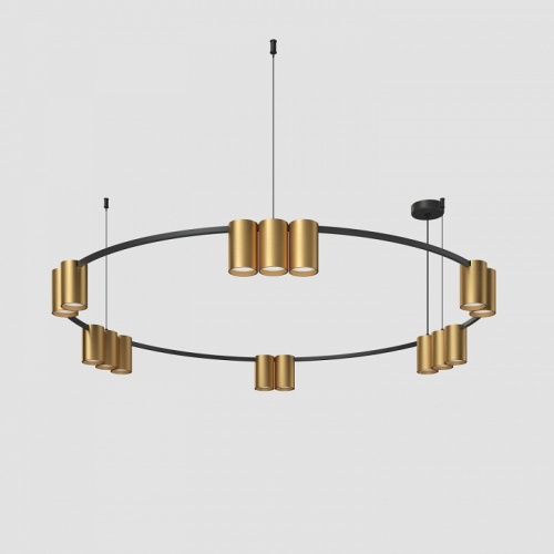 Подвесная люстра Denkirs Orbit DK4067-BK+SG фото 3