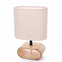 LUMION 8199/1T COUNTY LN26 511 бежевый, дерево/текстиль Настольная лампа E27 1*60W 220V MADERANA