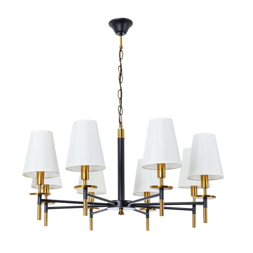 Подвесная люстра Arte Lamp RICCARDO A4075LM-8BK Подвесная люстра Arte Lamp RICCARDO A4075LM-8BK