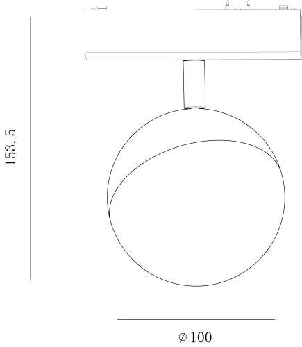 Светильник трековый SLIM, 48В 10W белый 2700-6000К SL-SLIM-SFBL-10-CCT фото 5