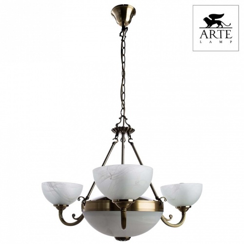 Подвесная люстра Arte Lamp WINDSOR A3777LM-3-2AB фото 2 Подвесная люстра Arte Lamp WINDSOR A3777LM-3-2AB фото 2