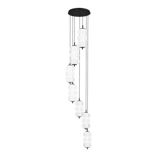 SL6121.403.07 Светильник подвесной ST-Luce Черный/Белый LED 7*8W 3000K SL6121.403.07 Светильник подвесной ST-Luce Черный/Белый LED 7*8W 3000K