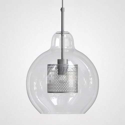 Подвесной светильник CATCH F pear silver D30 Подвесной светильник CATCH F pear silver D30