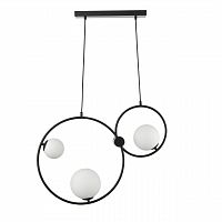 LUMION 8035/3 MODERNI LN25 000 черный/белый, металл/стекло Подвесной светильник G9 3*35W 220V ORNATO